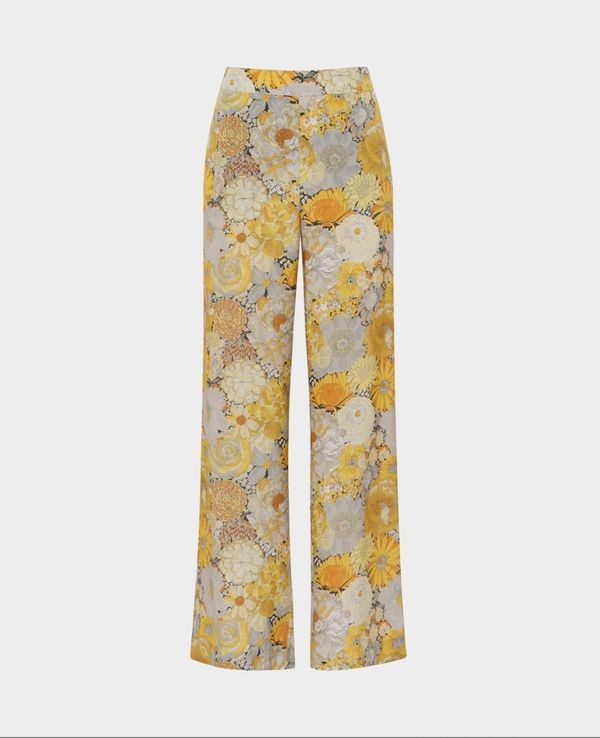 Elasticated Silk Palazzo Trousers | Atterley (UK)