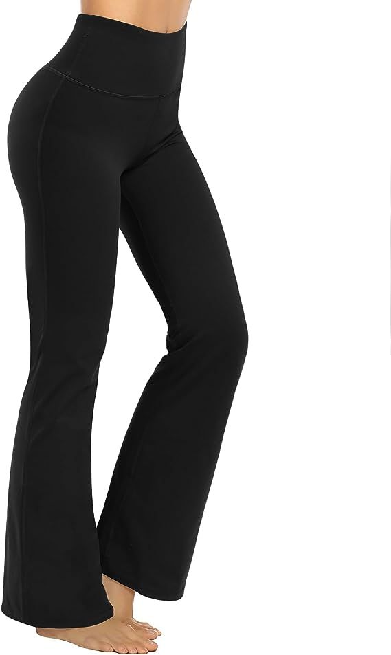 Promover Bootcut Yoga Pants for Women High Waist Dress Pants Flare Leggings 29" 31" 33" Workout P... | Amazon (US)