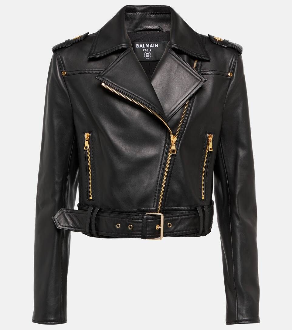 Leather biker jacket | Mytheresa (US/CA)