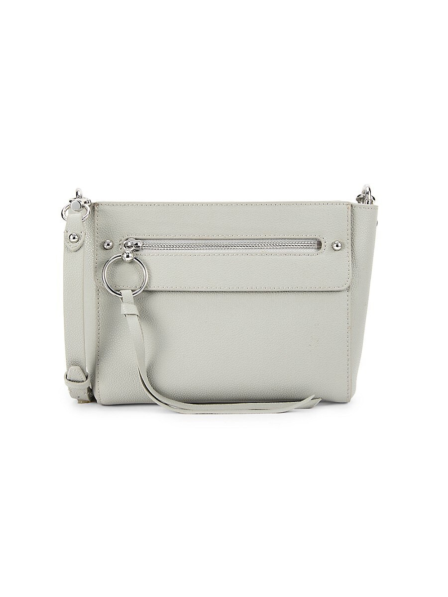 Rebecca Minkoff Women's Gabby Leather Shoulder Bag - Dove | Saks Fifth Avenue OFF 5TH