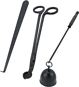 Viscacha 3 in 1 Candle Accessory Set with Candle Wick Trimmer & Wick Dipper & Candle Snuffer Exti... | Amazon (US)