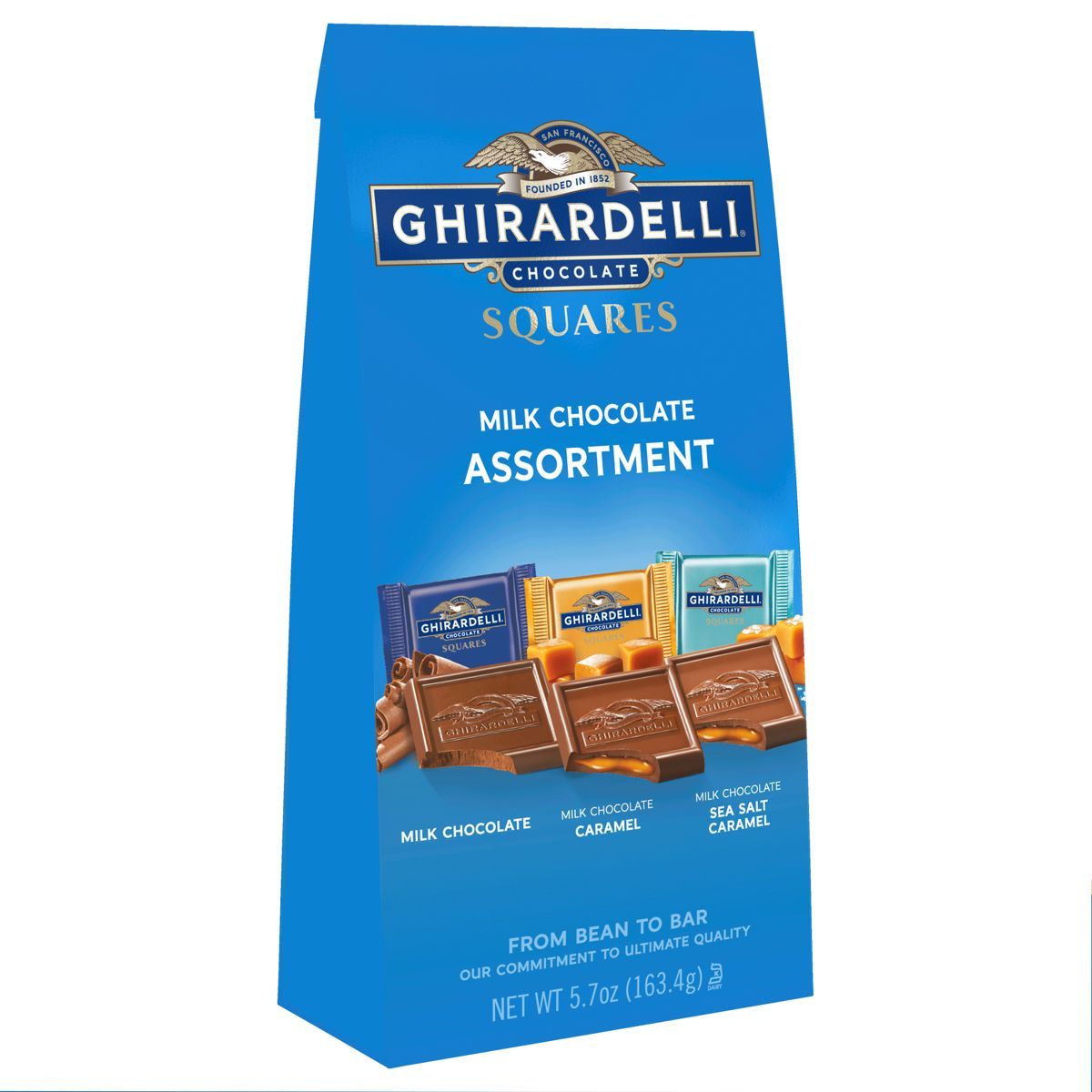 Ghirardelli Milk Assorted Squares Bag Candy - 5.7oz | Target