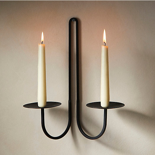 Two-Arm Wall Brass Candelabra | Terrain