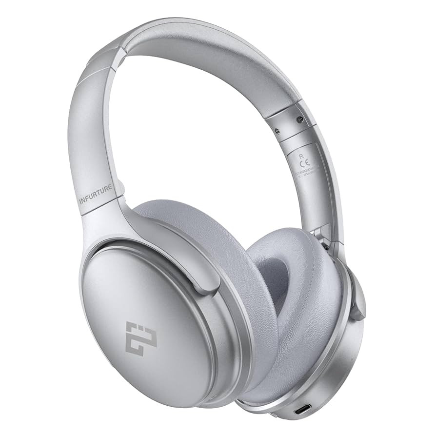 INFURTURE Active Noise Cancelling Headphones, H1 Wireless Over Ear Bluetooth Headphones, Deep Bas... | Amazon (US)