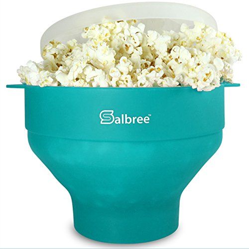 Amazon.com: The Original Salbree Microwave Popcorn Popper, Silicone Popcorn Maker, Collapsible Mi... | Amazon (US)
