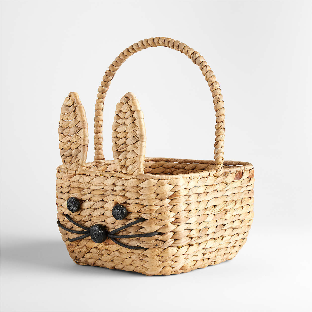 Natural Woven Bunny Kids Easter Basket + Reviews | Crate & Kids | Crate & Barrel