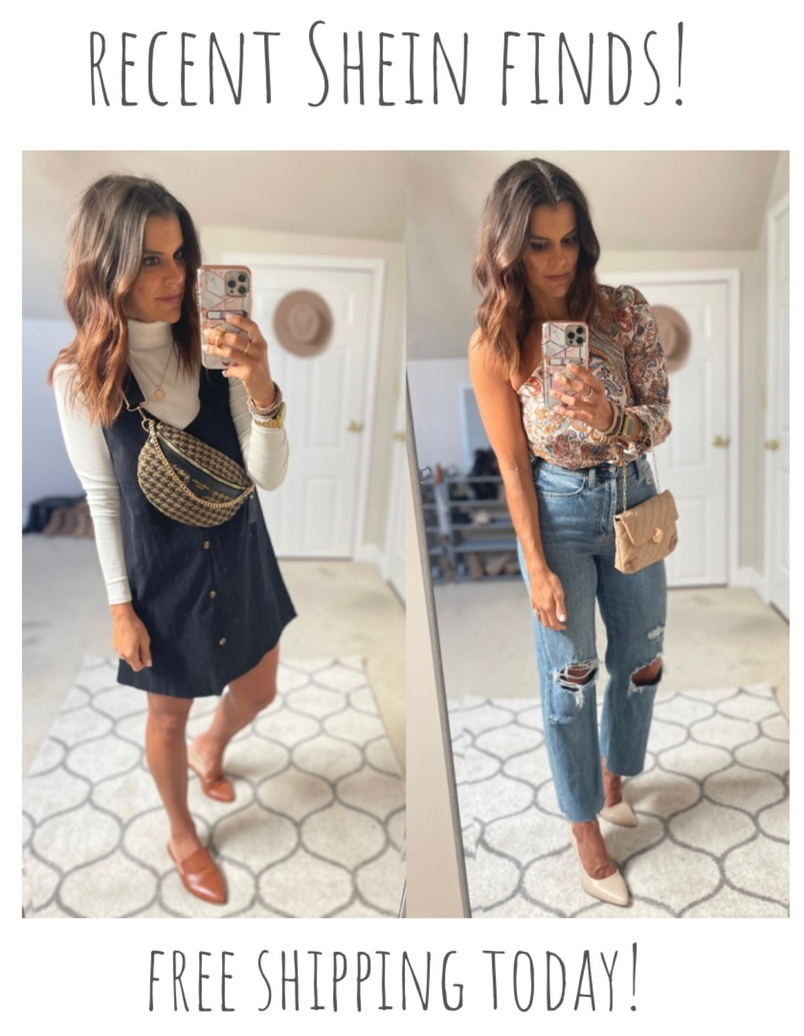 Size small in both jumper and one shoulder top! So good! 

#LTKSeasonal #LTKunder100 #LTKunder50