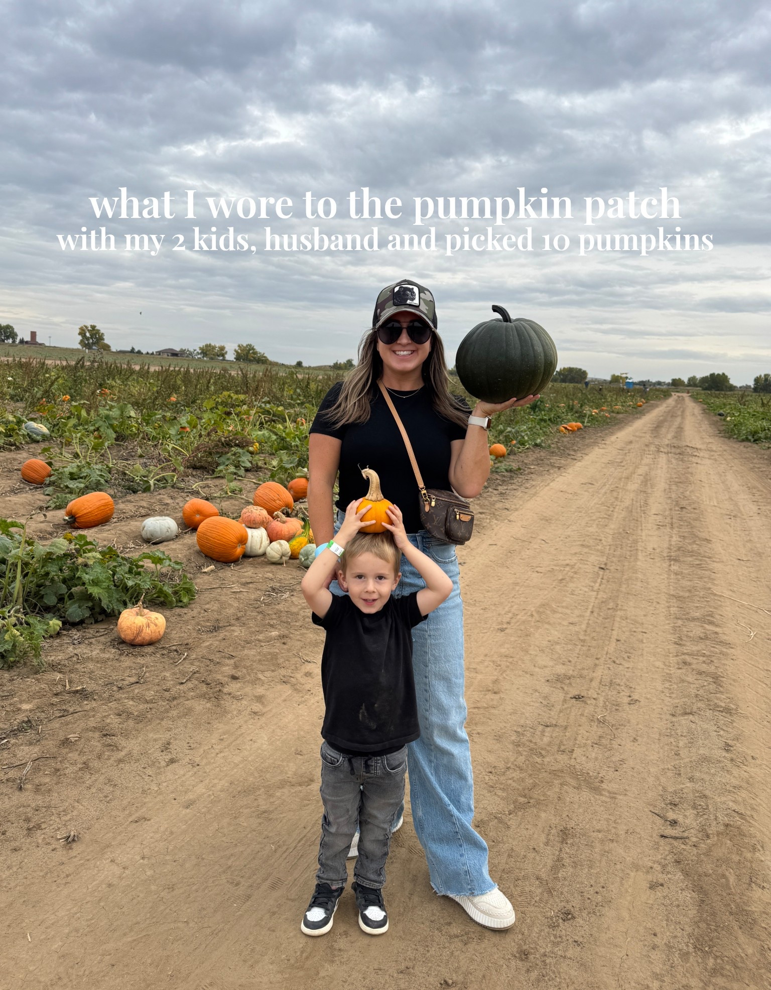 Picking pumpkins #fall #fallootd #falloutfit #pumpkinpatch #farm #pumpkin #momoutfit #momootd 

#LTKStyleTip #LTKSeasonal #LTKFamily