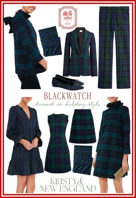 Blackwatch Tartan Holiday outfits on sale! 

#LTKCyberWeek #LTKHoliday #LTKover40