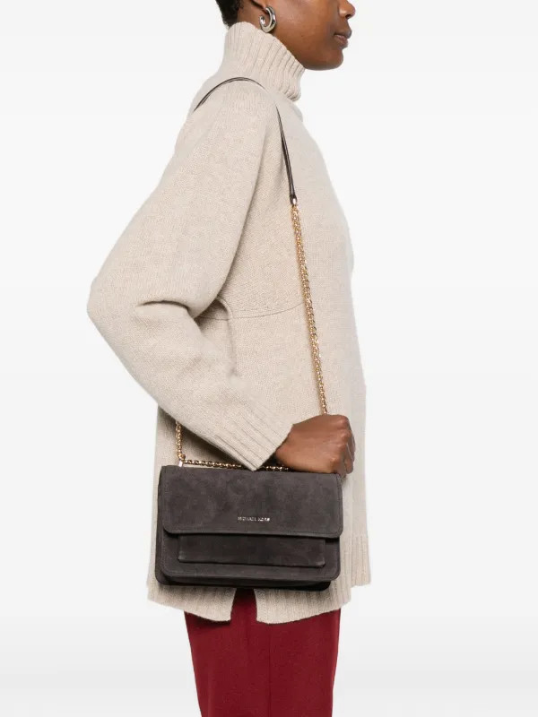 Claire suede shoulder bag | Farfetch Global