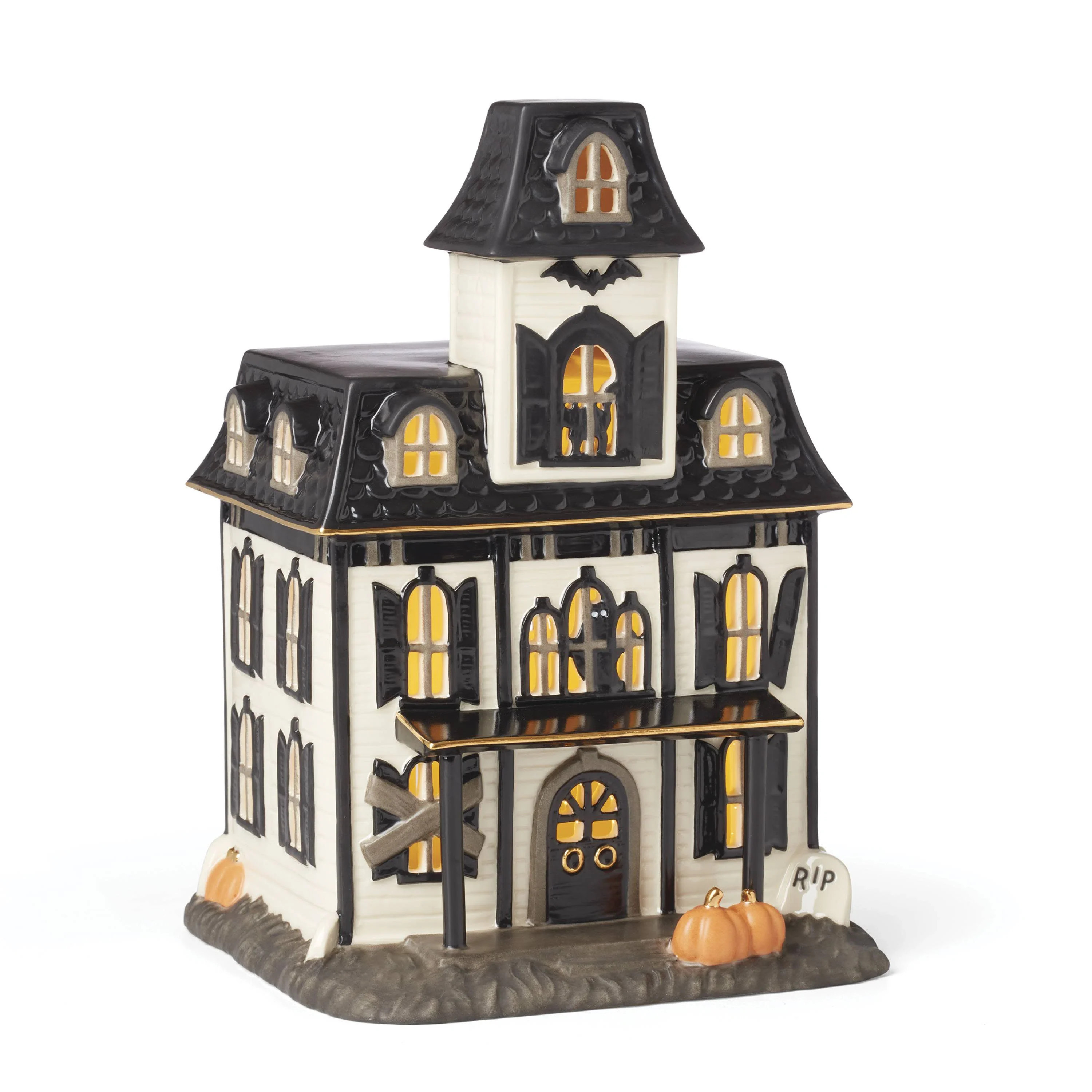 Lenox Vintage Halloween Light-Up House Figurine & Reviews | Birch Lane | Birch Lane