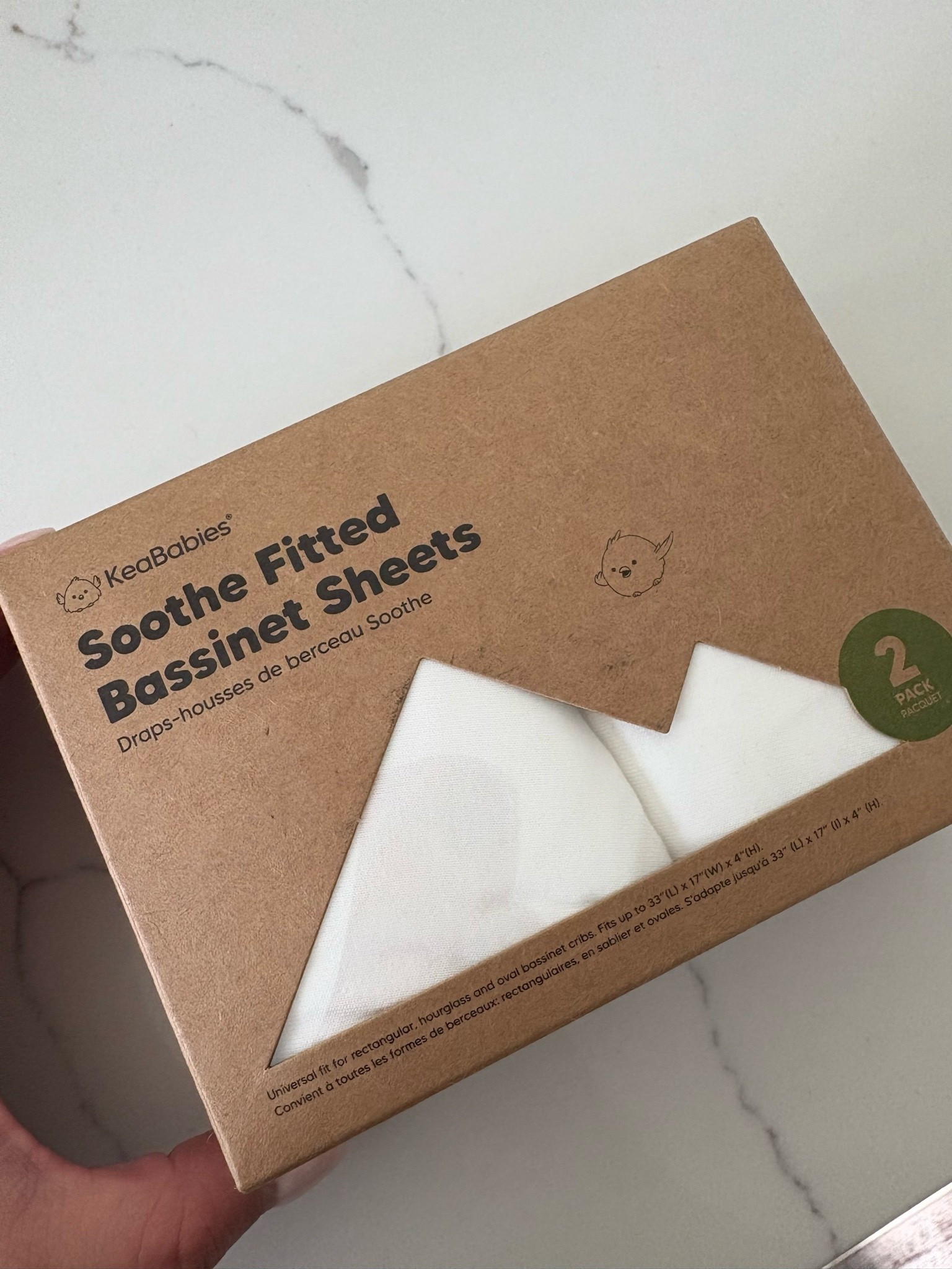 Organic cotton fitted bassinet sheets
