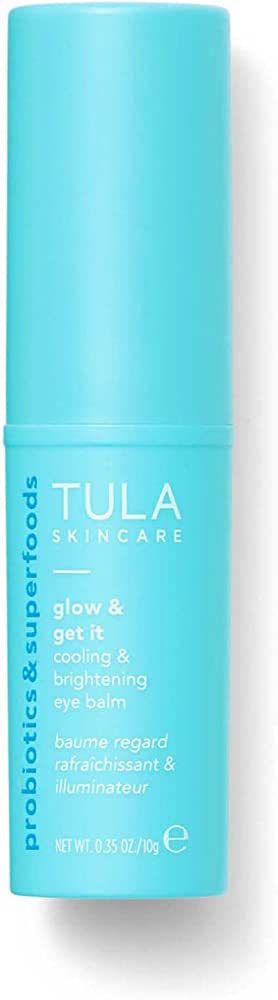 TULA Skin Care Glow & Get It Cooling & Brightening Eye Balm | Dark Circle Under Eye Treatment, In... | Amazon (US)