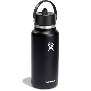 Hydro Flask   Wide-Mouth Vacuum Water Bottle with Flex Straw Cap - 32 fl. oz. | REI