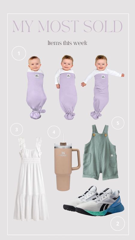 Shop my most sold items this week! ❤️#stanleytumbler #abercrombieandfitch #springfashion #springdresses #whitedress #babylist #babyswaddle #ollie #baby #mostloved #trending 

#LTKbeauty #LTKU #LTKFind