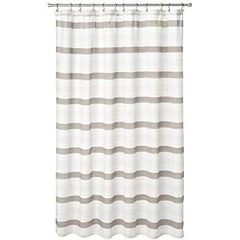 SKL HOME by Saturday Knight Ltd. Frayser Shower Curtain, Fabric, Linen | Amazon (US)