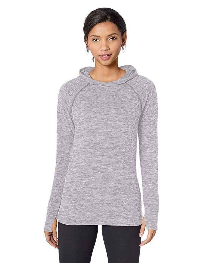 Amazon Essentials Women's Brushed Tech Stretch Popover Hoodie | Amazon (US)