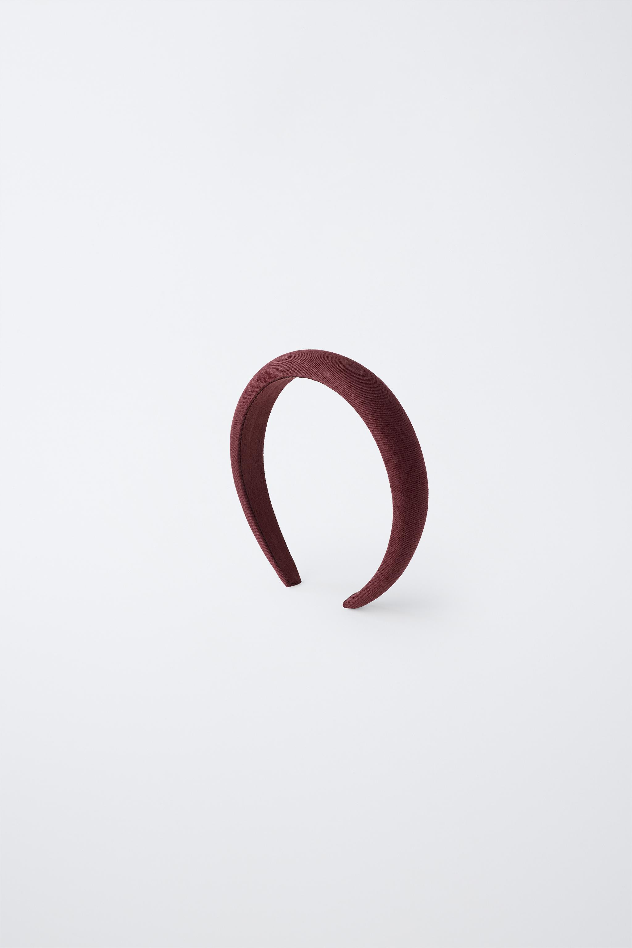 2-PACK OF CHECK AND PLAIN HEADBANDS | Zara UK