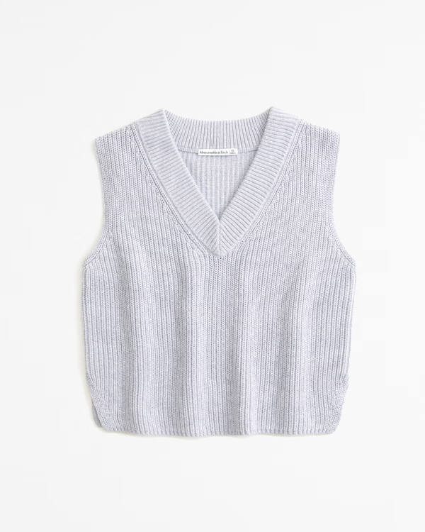 Women's The A&F Mara Crew Sweater Vest | Women's | Abercrombie.com | Abercrombie & Fitch (US)