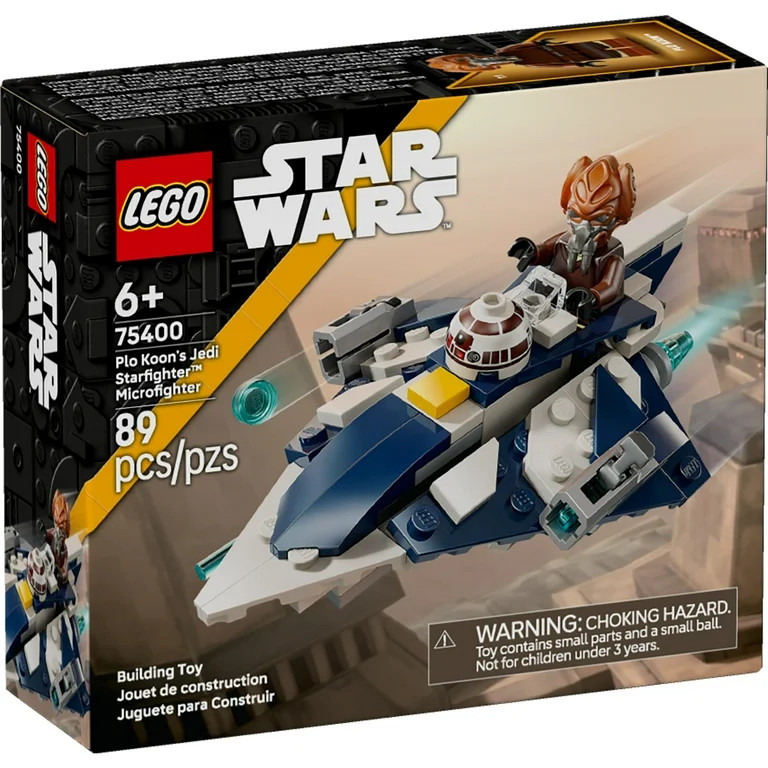 LEGO Star Wars Plo Koon’s Jedi Starfighter Microfighter Kids Toy - Building Toy for Pretend Pla... | Walmart (US)
