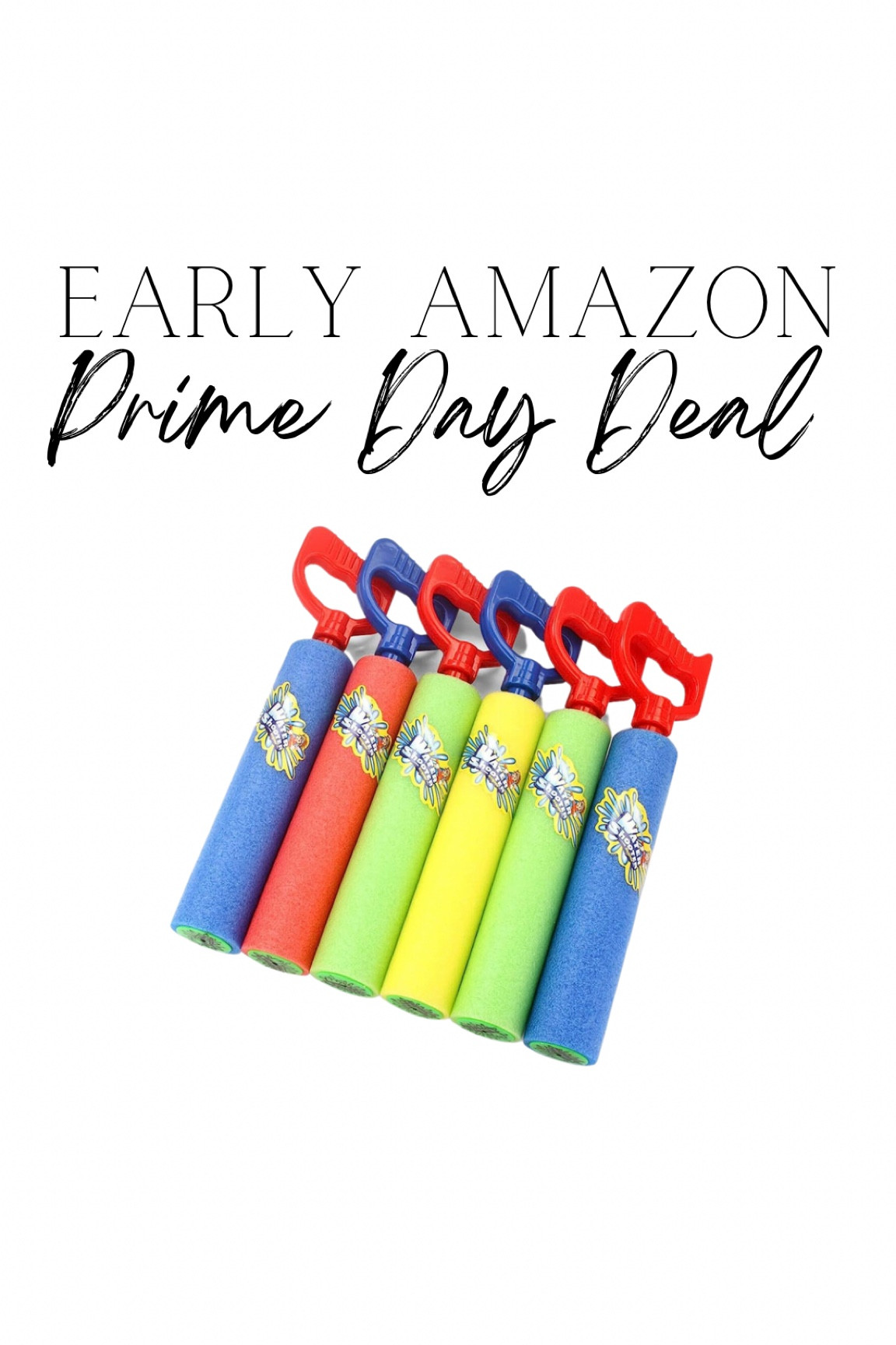 Early Amazon Prime Day deal. Squirt guns. Foam blasters. Pool noodles. 

#LTKxPrimeDay #LTKkids #LTKsalealert