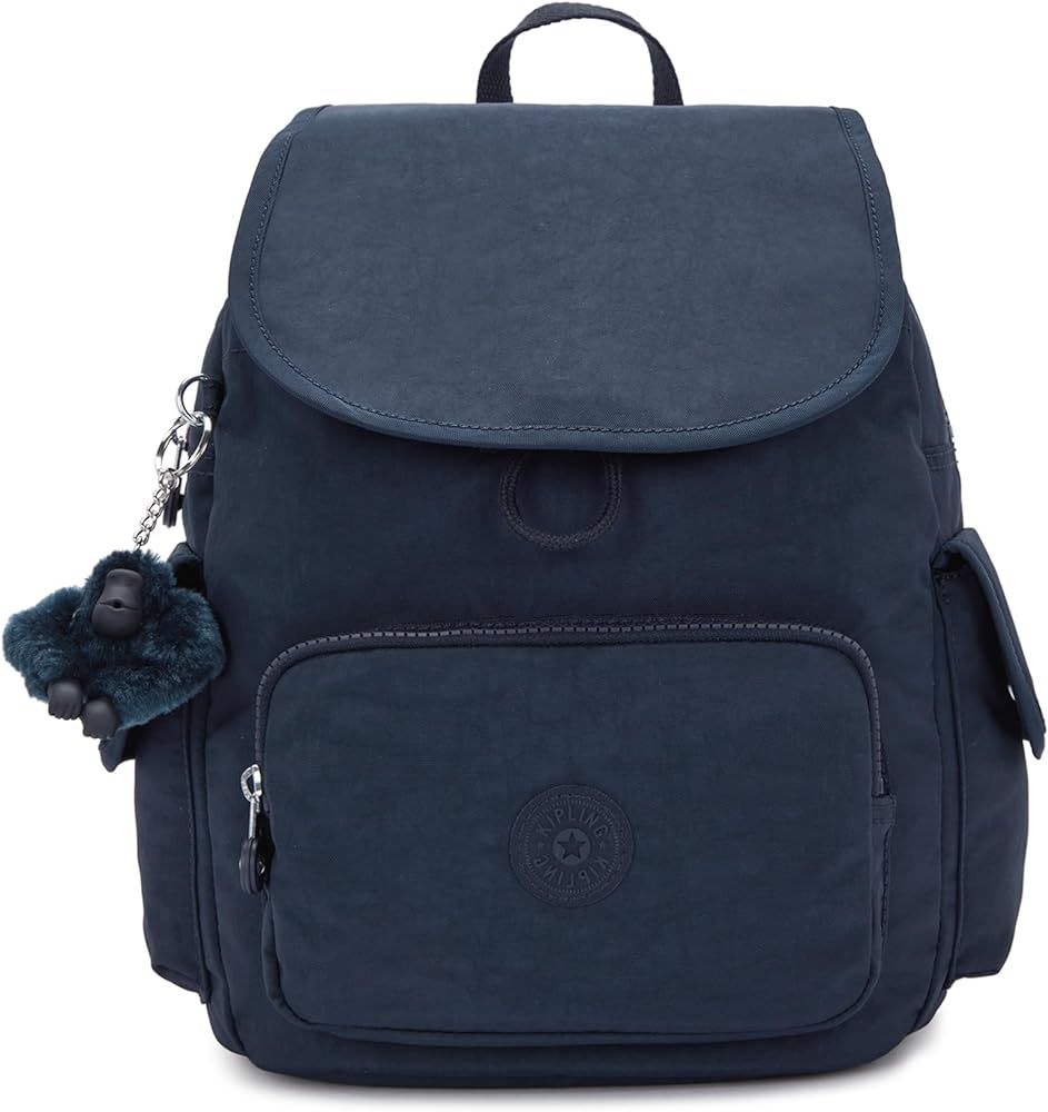 Kipling Women's City Pack Backpack, All-Day Versatile Daypack, Bag, Blue Bleu 2, Medium | Amazon (US)