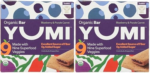 Yumi Bar Bluberry Purple Carrot 3.7 OZ (Pack of 2) | Amazon (US)