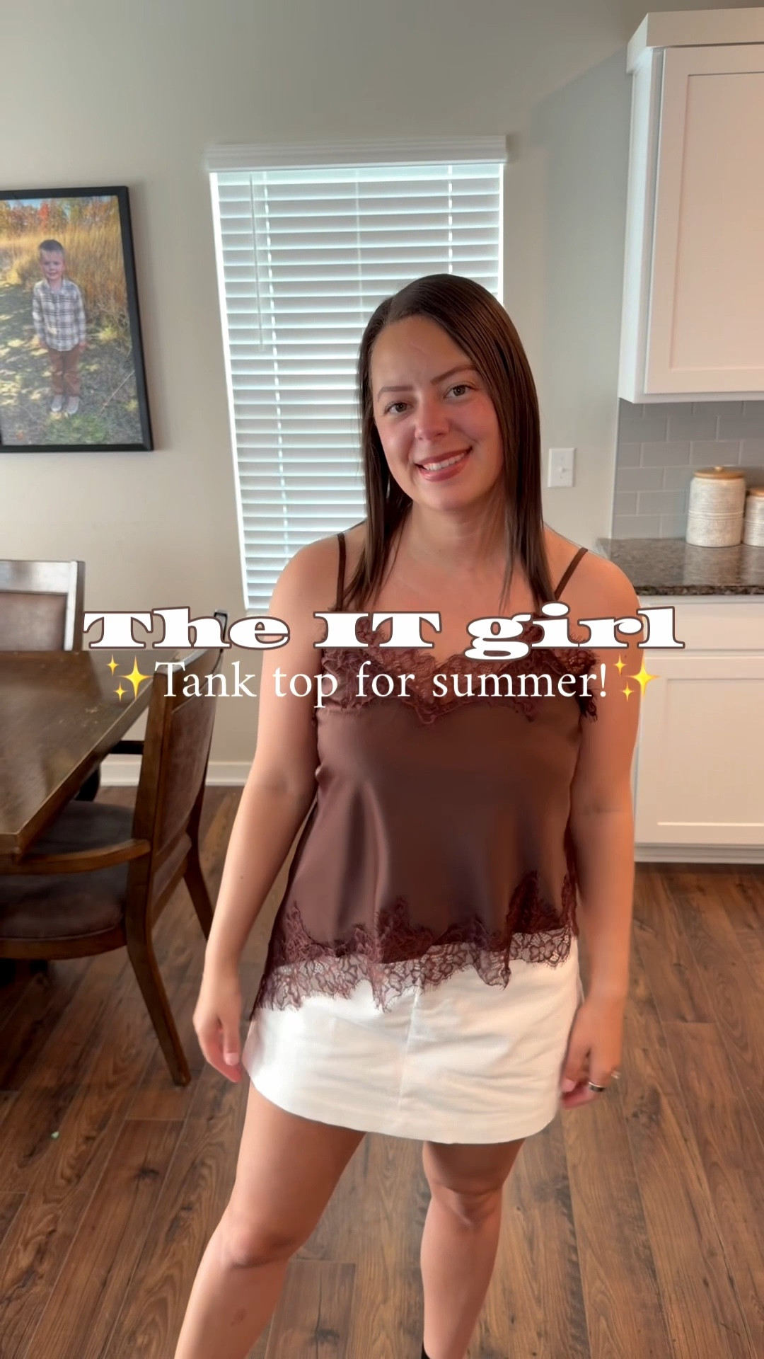 Elevate your summer looks with this cute tank top! Love the asymmetrical cut and lace detail! I am wearing my normal size medium and I paired it with the cutest skort and cowgirl boots! 

#LTKootd