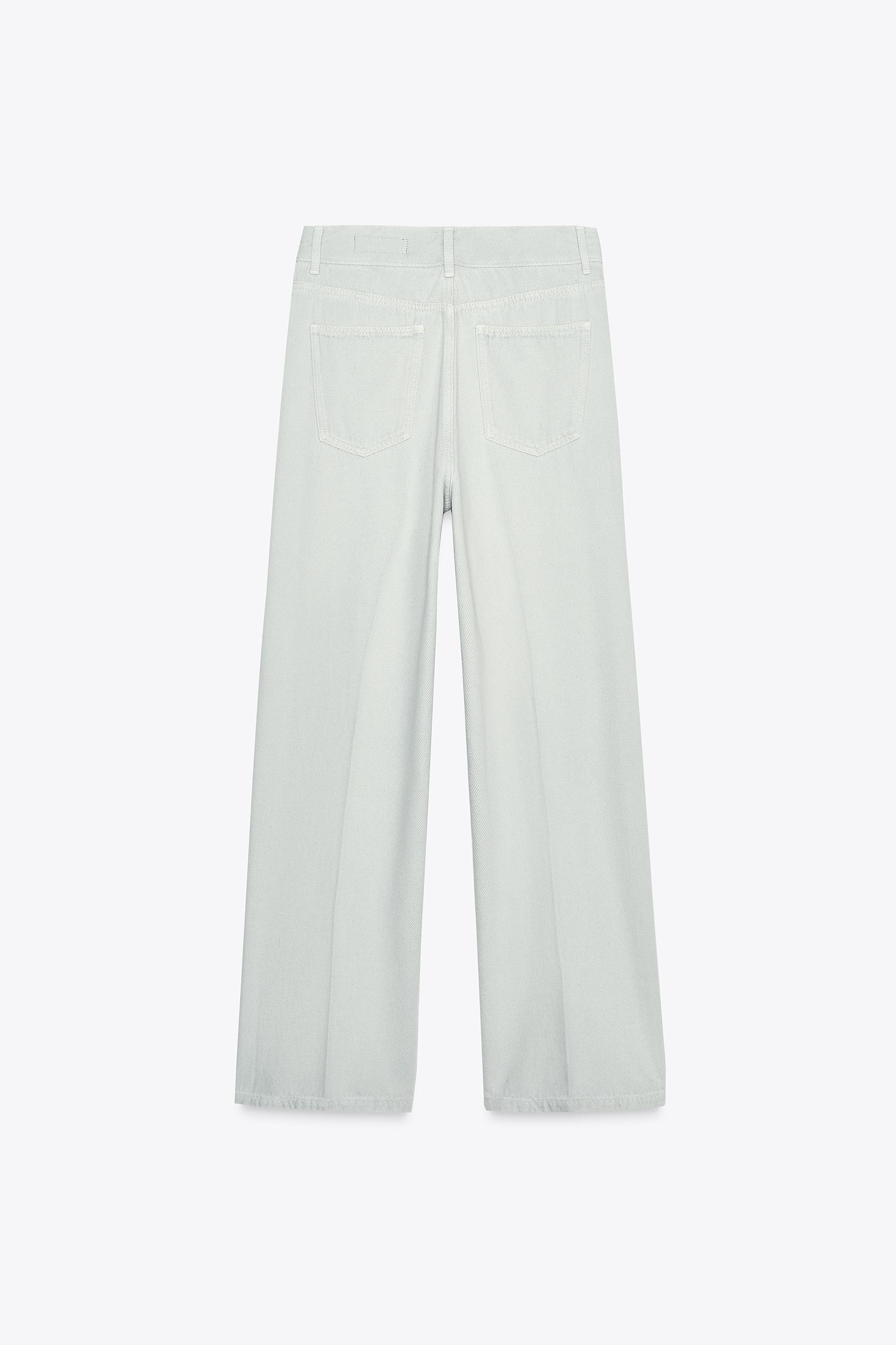 ZW COLLECTION HIGH WAIST WIDE LEG JEANS | Zara US