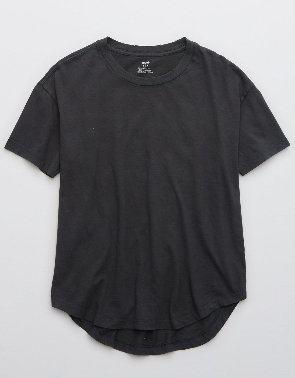 Aerie Distressed Boyfriend T-Shirt | American Eagle Outfitters (US & CA)