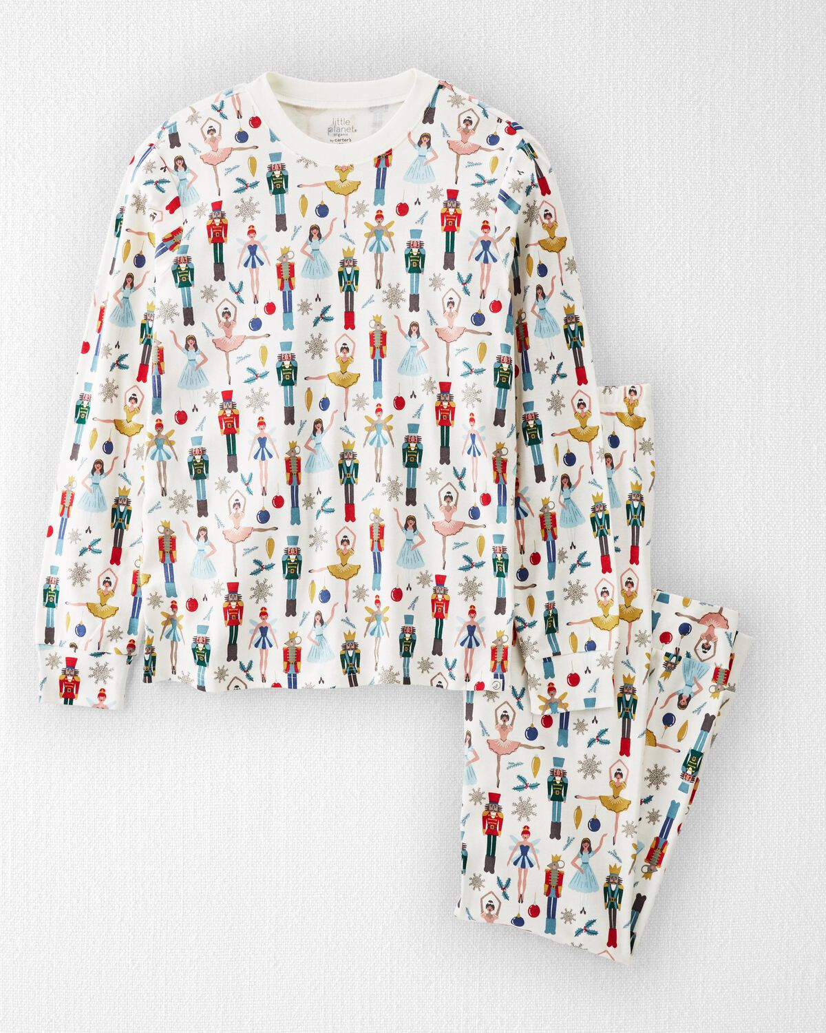 Holiday Nutcracker Adult Organic Cotton Pajamas Set | carters.com | Carter's