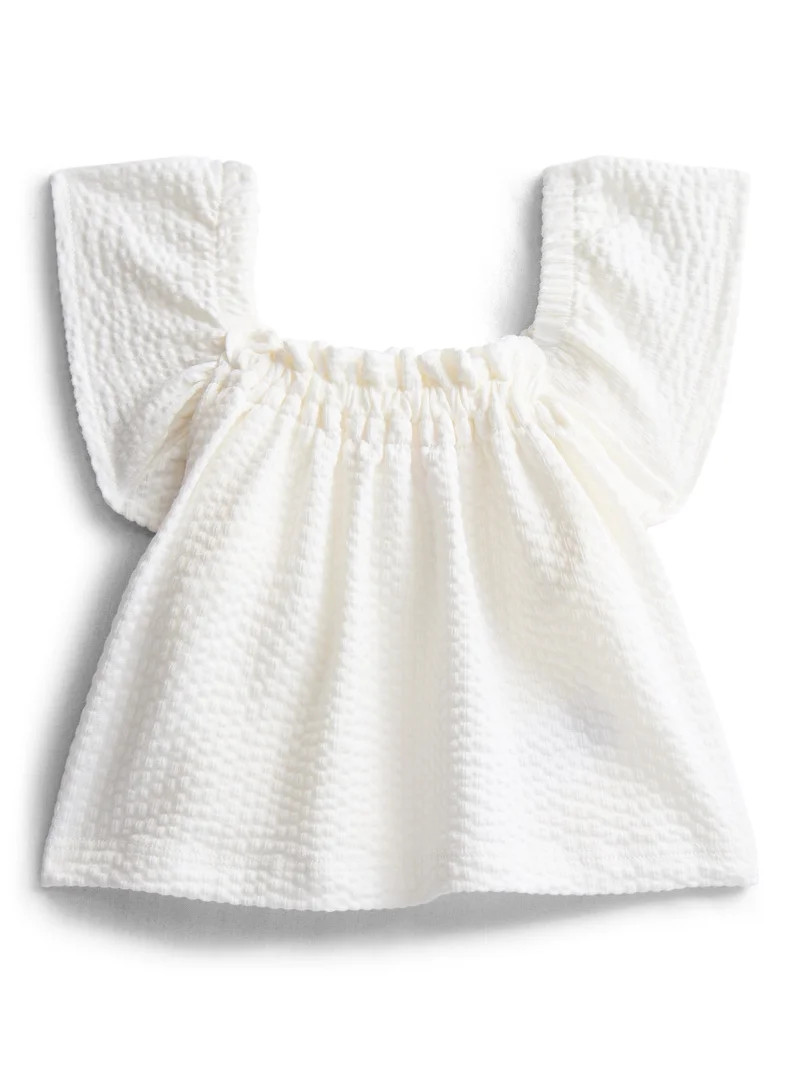 Wonder Nation Baby Girls Flutter Tank Top, Sizes 0-24 Months - Walmart.com | Walmart (US)