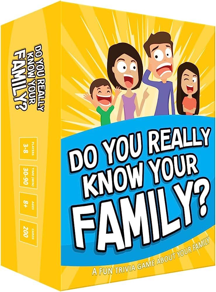 Do You Really Know Your Family? A Fun Family Game Filled with Conversation Starters and Challenge... | Amazon (US)