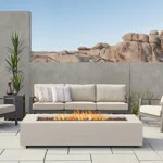 AEGEAN Propane / Natural Gas Outdoor Fire Pit Table | Wayfair North America