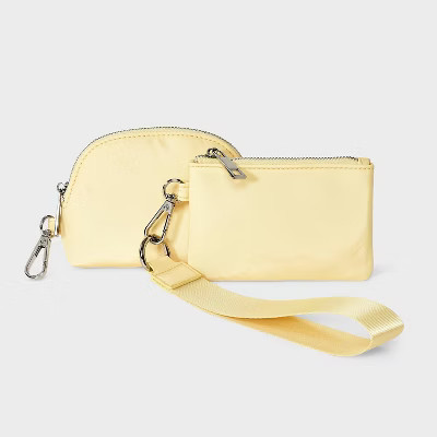 Girls' Wristlet Pouch - art class™ Light Yellow | Target