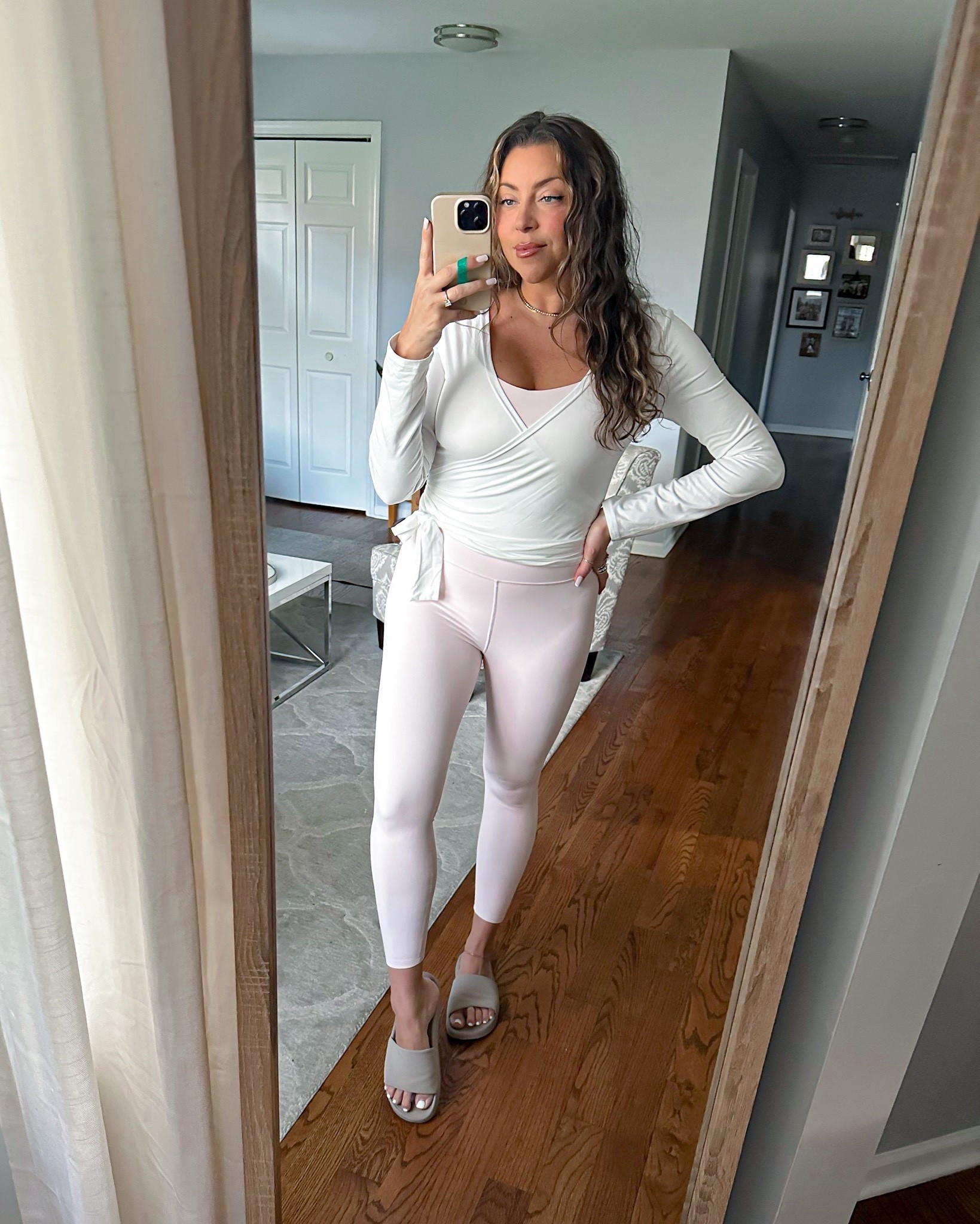 Matching baby pink workout set, not see through at all. Squat proof & very high quality! 

Wrap top from Amazon — comes in a few color options. 

Linking the 2 items I used for easy curly hair ➿

#LTKWorkwear #LTKSwim #LTKWedding #LTKHome #LTKBaby #LTKMens #LTKSaleAlert #LTKU #LTKBeauty #LTKBump #LTKOver40 #LTKTravel #LTKSeasonal #LTKKids #LTKMidsize #LTKActive #LTKPetite #LTKFestival #LTKdayinmylife #LTKgrwm #LTKootd #LTKfitnessgoals #LTKmomlife #LTKmorningroutine #LTKselfcare #LTKstorytime #LTKfoodie #LTKvlog #LTKTall