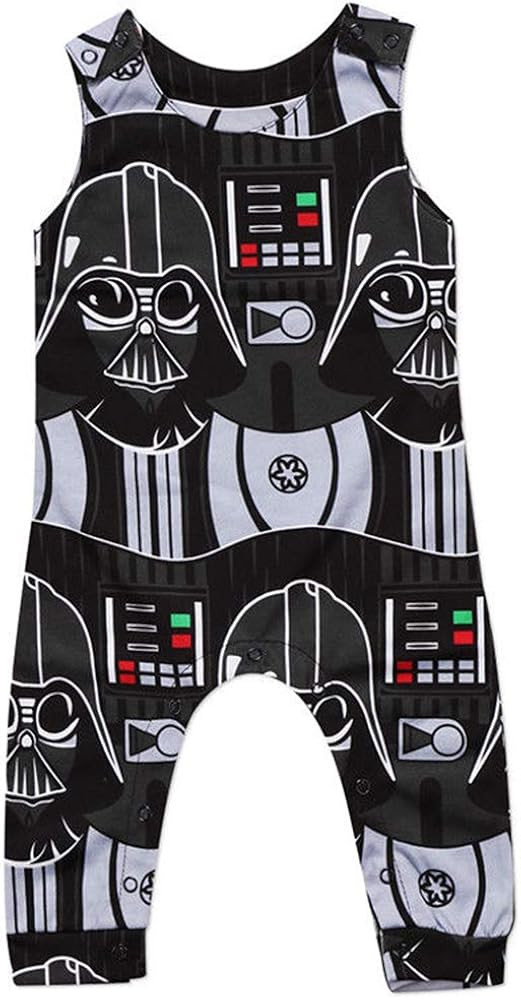 Infant Toddler Baby Boys Sleeveless Romper One-Piece Jumpsuit Toddler Clothes Star Wars Outfits Clot | Amazon (US)