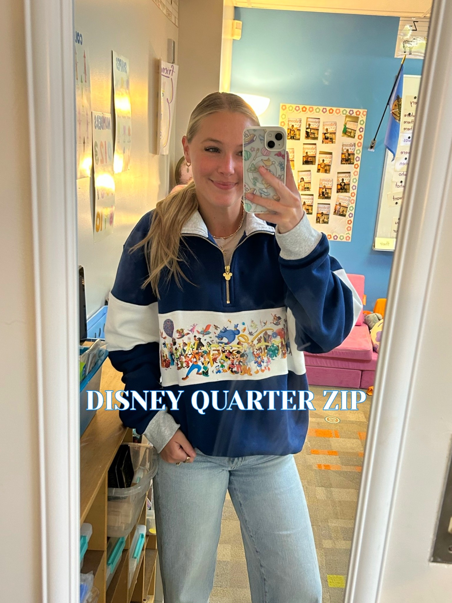 I 🩵 a good Disney sweatshirt!!! Disney Store has some great quarter zip options, including this one!

#LTKootd