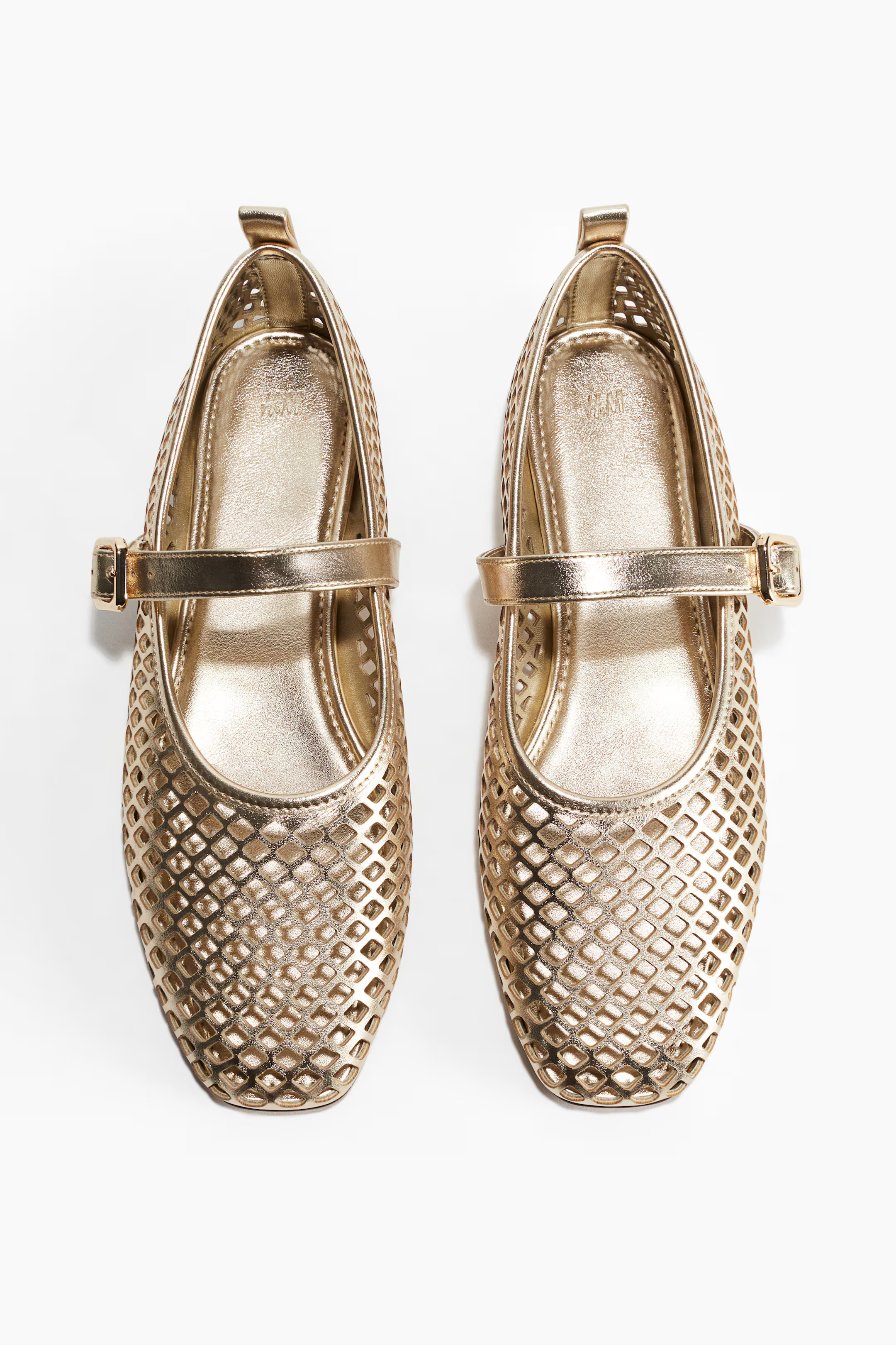 Perforated Mary Jane Ballet Flats | H&M (US + CA)