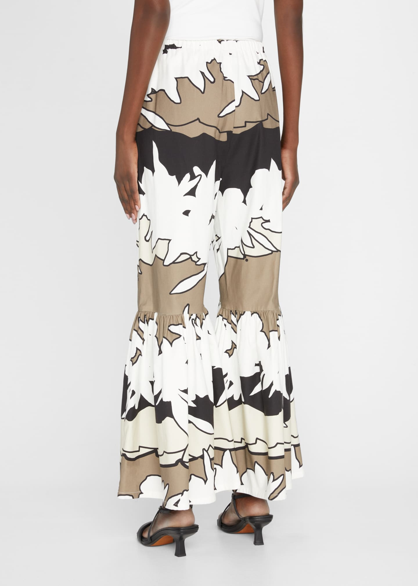 Autumn Adeigbo Cricket Printed Flare-Leg Pants | Bergdorf Goodman