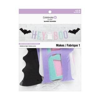 8ft. Hey Boo Halloween Felt Garland by Celebrate It™ | Michaels Stores