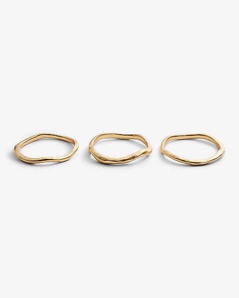Set Of 3 Wavy Bangle Bracelets | Express