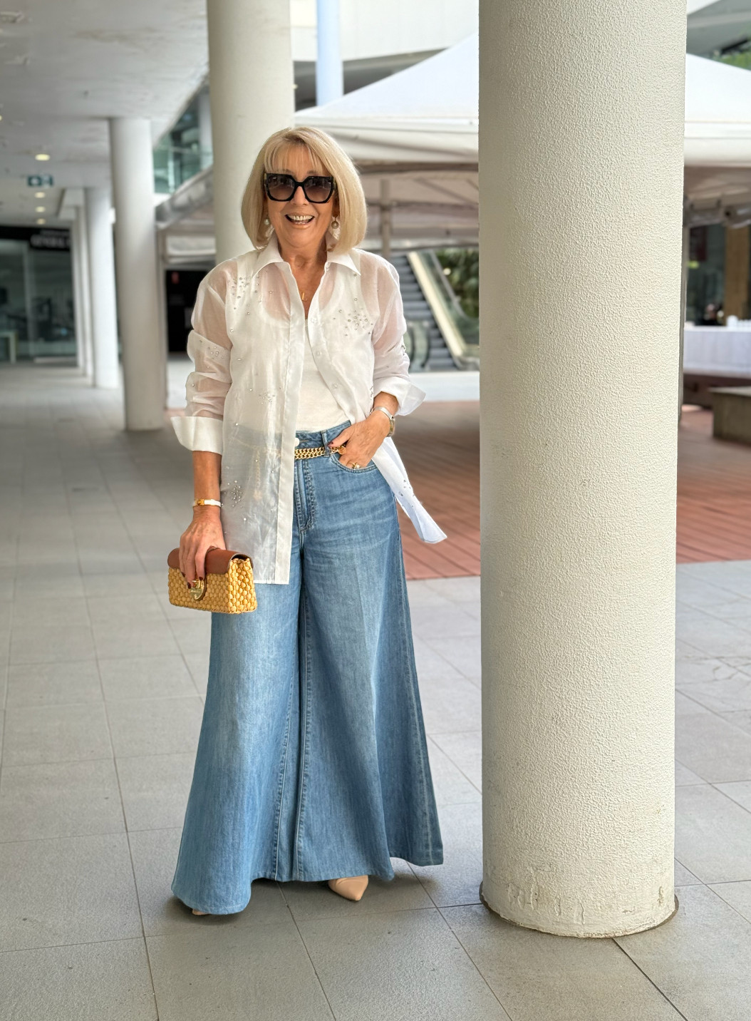 If you've ever stood in front of your wardrobe wondering what to wear, start with your jeans, then let your top do the talking. Pair simple denim with a printed blouse, a silk shirt or a pop of colour.  

 #LTKaustralia #LTKover50style