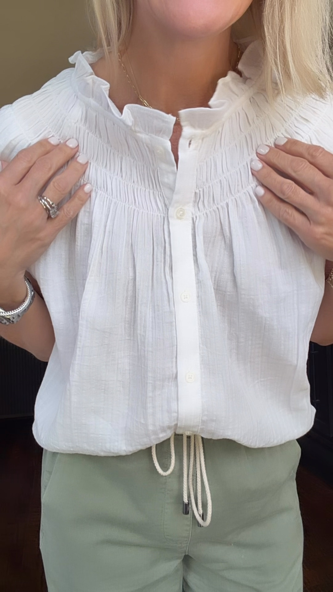 Spring summer top from @Target 

TTS  

#LTKSeasonal #LTKmomlife #LTKOver40