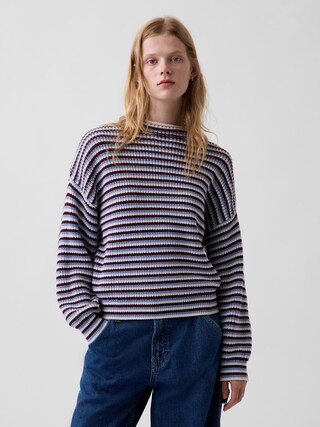 100% Cotton Oversized Rollneck Sweater | Gap (US)
