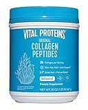 Vital Proteins Collagen Peptides Powder - Pasture Raised, Grass Fed, unflavored 20 oz | Amazon (US)