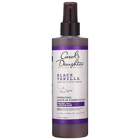 Carol's Daughter Black Vanilla Leave In Conditioner for Curly, Wavy or Natural Hair, Moisturizing... | Amazon (US)