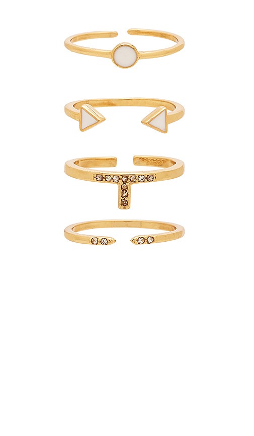 Ettika Last Lover Ring Set in Gold | Revolve Clothing (Global)