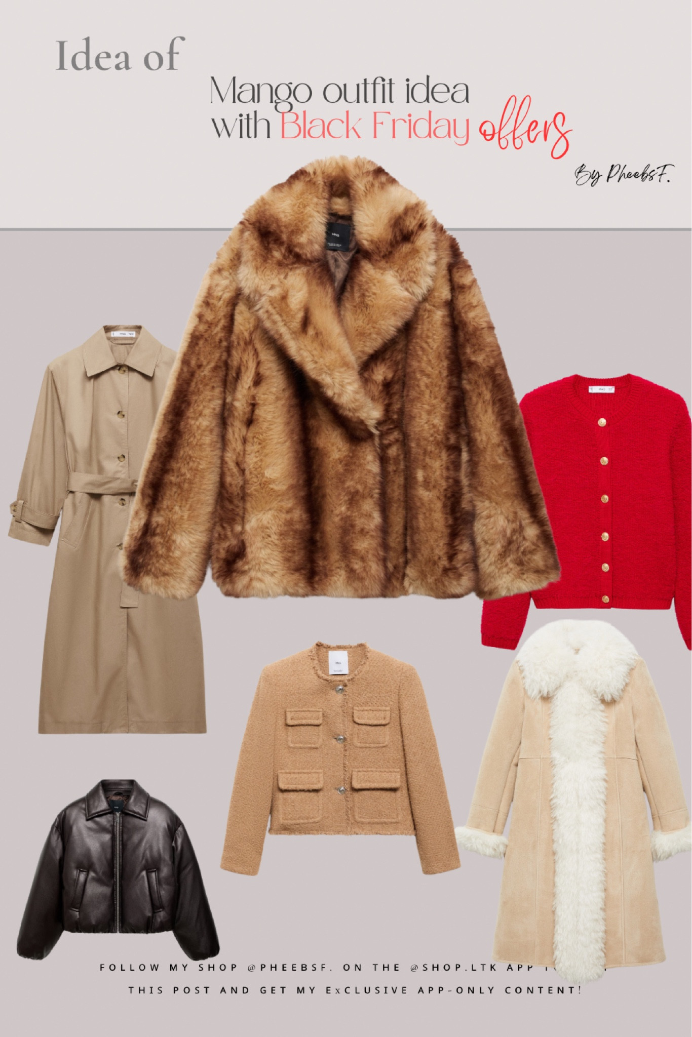 Mango Black Friday sale picks Mango cardigan coat on sale Mango trench coat on sale Best of fall coats on sale
#LTKSaleAlert #LTKCyberWeek #LTKSeasonal

#redcardigan #furcoat #raincoat 

#LTKsale #LTKwinter #LTKstyletip