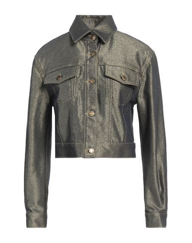 Moschino Couture Woman Denim outerwear Grey Size 4 Cotton, Viscose, Metallic fiber | YOOX (US)
